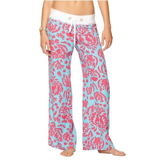 Lilly Pulitzer Linen Beach Pants 